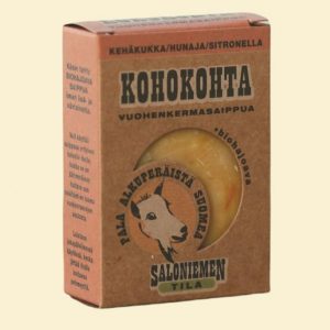 KOHOKOHTA_vuohenkermasaippua_kehakukka_hunaja__sitronella_100g